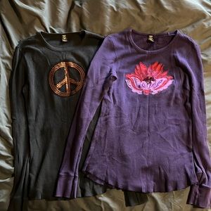 Lucky brand light thermal tops